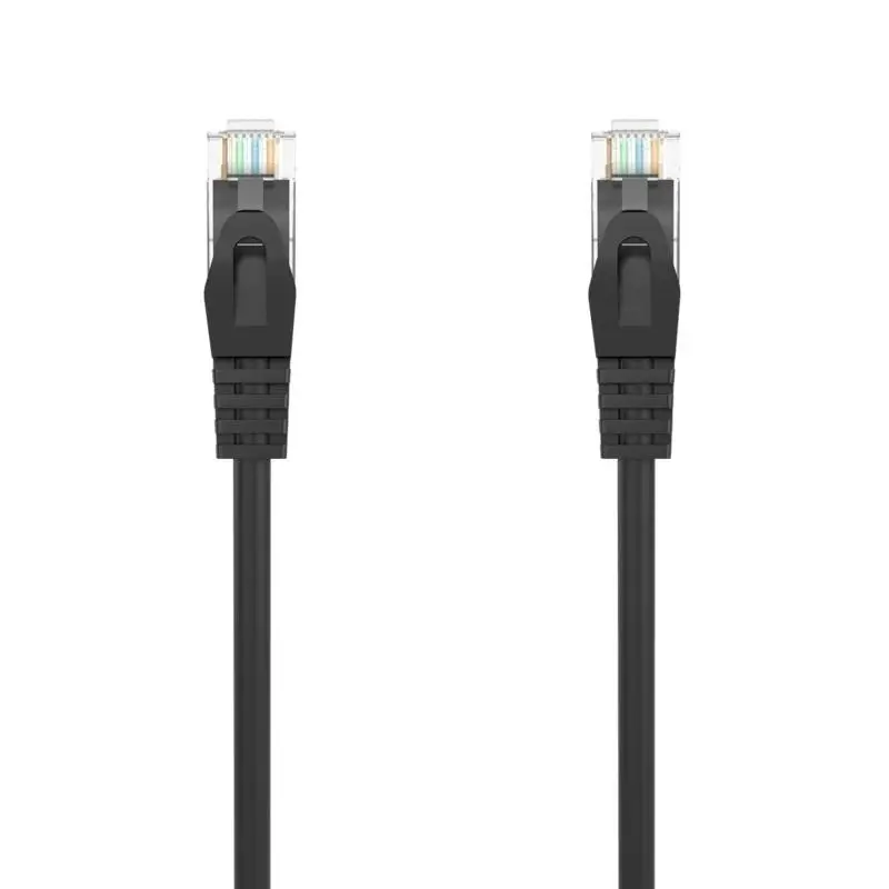 Aisens Latiguillo RJ45 LSZH CAT.6A UTP Negro 3.0m