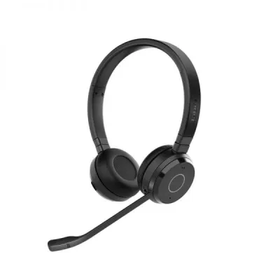 Jabra Evolve 65 TE UC Auriculares Stereo Bluetooth con Micrófono y Cancelación de Ruido
