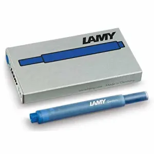 LAMY CARTUCHO T10 BLUE RECAMBIO 825 PARA PLUMA TINTA AZUL CAJA 5U