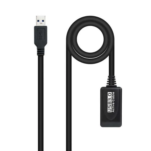 Nanocable Cable Prolongador Con Amplificador Usb-A 3.0 Macho A Usb-A Hembra 5M