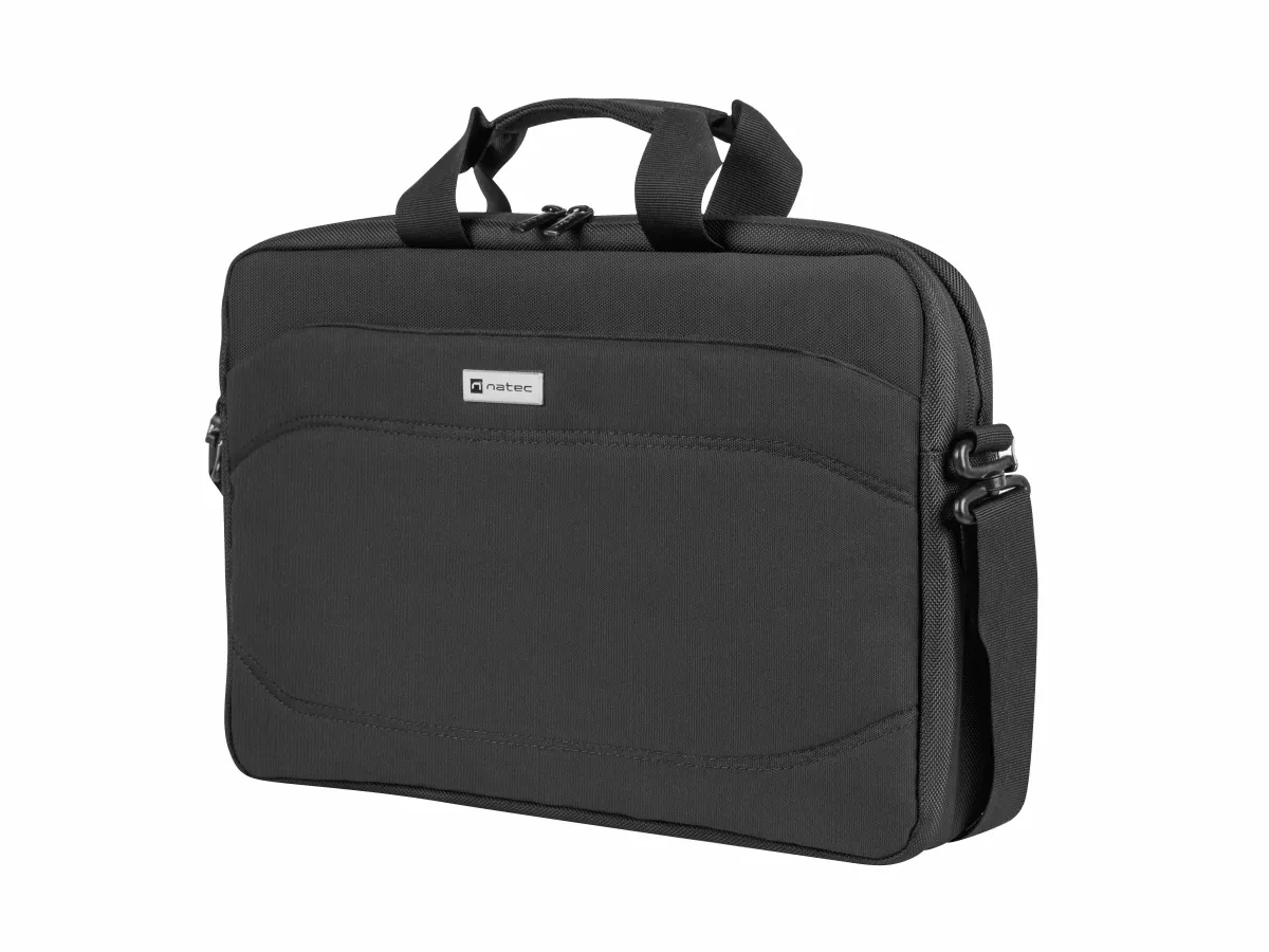 NATEC Nanger Maletín Negro 39,6 cm (15.6") para Portátil