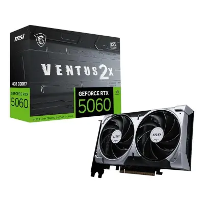 MSI NVIDIA RTX 5060 8GB VENTUS 2X OC V1 - Tarjeta Gráfica