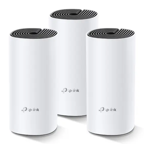 Punto De Acceso Interior Mesh Wifi 5 Tp-Link Deco M4 Mesh Ac1200 3Uds Cpu Quad Core Bt4.2 2P Giga 2Ant Internas Config Asistida
