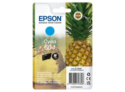 Epson 604 Cartucho de Tinta Original Cyan