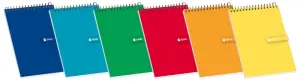 Enri Bloc Espiral 80H 8º Apaisado 4x4mm Tapas Blandas Colores Surtidos