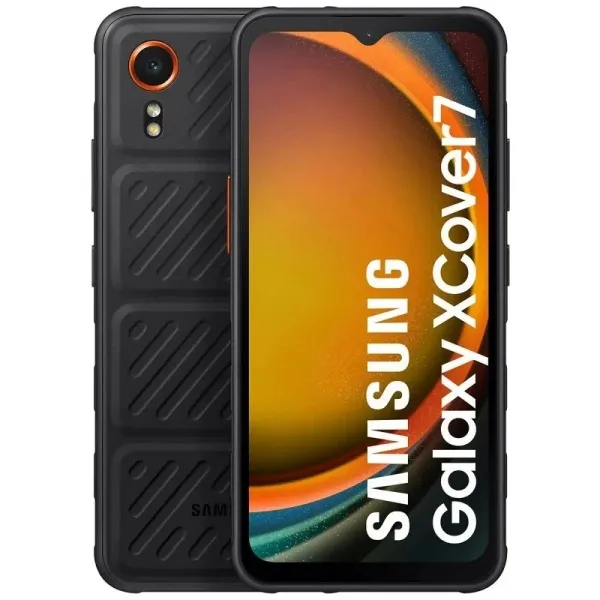 Samsung Galaxy XCover7 5G Smartphone 6.6" FHD, 6GB RAM, 128GB, IP68, Batería Extraíble 4050mAh, Carga 15W, Negro