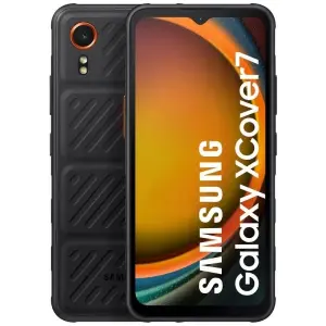 Samsung Galaxy XCover7 5G Smartphone 6.6" FHD, 6GB RAM, 128GB, IP68, Batería Extraíble 4050mAh, Carga 15W, Negro