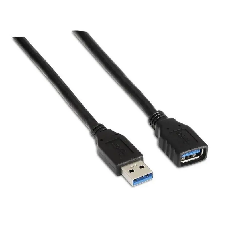 Aisens Cable Extensión USB 3.0 Tipo A Macho a Hembra 1.0m Negro