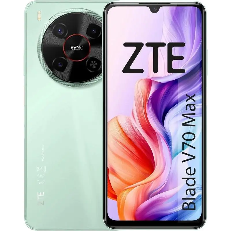 ZTE Blade V70 Max 6.9" HD+ 4GB RAM 256GB Almacenamiento Verde