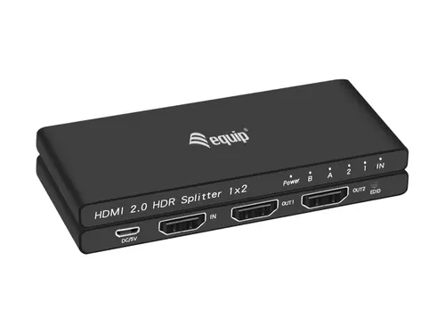 Splitter Hdmi 2.0 Ultraslim 2 Puertos Equip