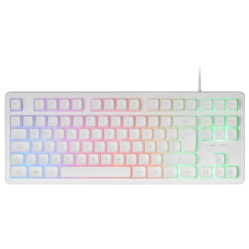 Mars Gaming Teclado Mk023 Tkl Frgb Blanco