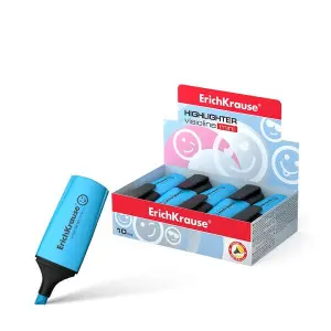 ErichKrause Visioline Mini Fluorescente Punta Biselada Trazo 0.6-5.2mm Azul