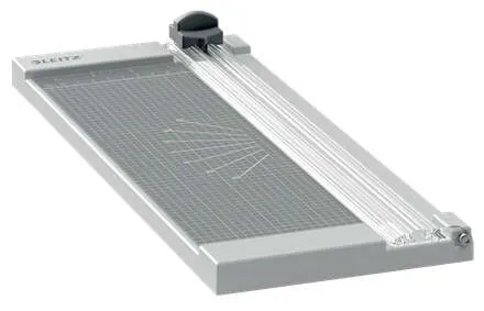 Leitz Precision Home A4 Cizalla Para Corte Papel - Corta Hasta 8 Hojas - Para Formato A4 - Cabezal De Corte Con Cuchilla Fija - Color Gris