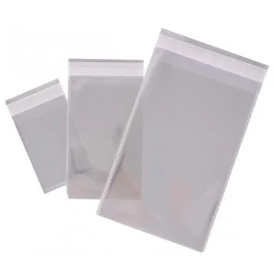 Apli Bolsas Cierre Adhesivo Polipropileno Transparente 80X120Mm Pack 100 Ud