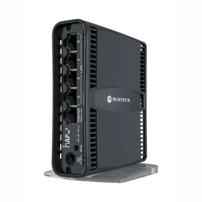 Mikrotik hAP ax2 Router WiFi 6 5x GbE (1 PoE) Doble Bandas
