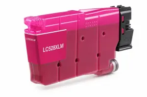 Brother LC528XL Magenta Cartucho de Tinta Pigmentada Compatible - Reemplazo LC528XLM
