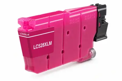 Brother LC528XL Magenta Cartucho de Tinta Pigmentada Compatible - Reemplazo LC528XLM
