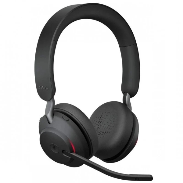 Jabra Evolve2 65 Ms Stereo Auriculares Con Microfono Bluetooth - Cancelacion De Ruido - Autonomia Hasta 37H - Diadema Ajustable - Controles En Auricular - Color Negro