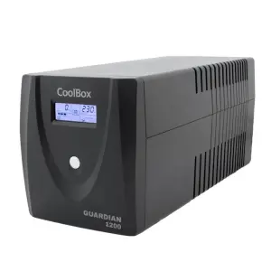 Coolbox SAI Guardian 3 1200VA con LCD 720W 4xSchuko Color Negro