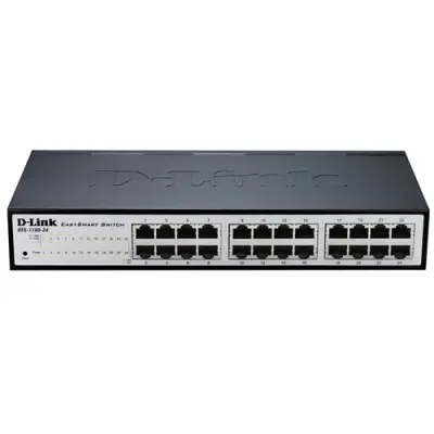 D-Link DGS-1100-24V2/E Switch Semigestionable 24 Puertos Gigabit Rack