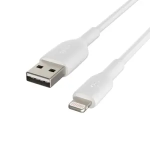 CABLE USB-A A LIGHTNING 2M BELKIN CAA001BT2MWH BOOST CHARGE™ 2m COLOR BLANCO