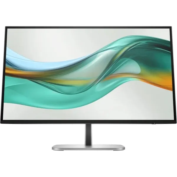 Hp Series 5 Pro 527Pu Monitor 27" Ips Qhd 100Hz Microedge - Respuesta 5Ms - Ajustable En Altura, Giratorio E Inclinable - Hdmi, Displayport, Rj-45, Usb-C 100W - Vesa 100X100 - Color Negro/Plata
