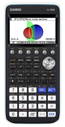 CASIO CALCULADORA GRÁFICA FX-CG50 PANTALLA COLOR ALTA RESOLUCIÓN 216X384 PX NEGRO