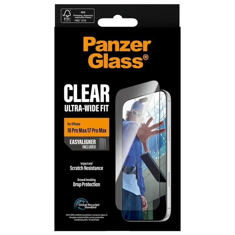 PanzerGlass Protector Pantalla para iPhone 18 Pro Max y 17 Pro Max