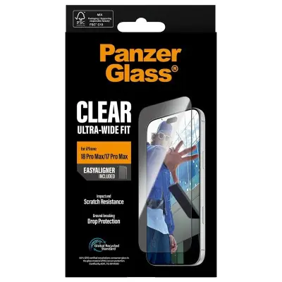 PanzerGlass Protector Pantalla para iPhone 18 Pro Max y 17 Pro Max