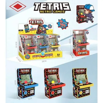ROYMART MAQUINAS MARCIANITOS TETRIS 49 JUEGOS EXPOSITOR 6 UD