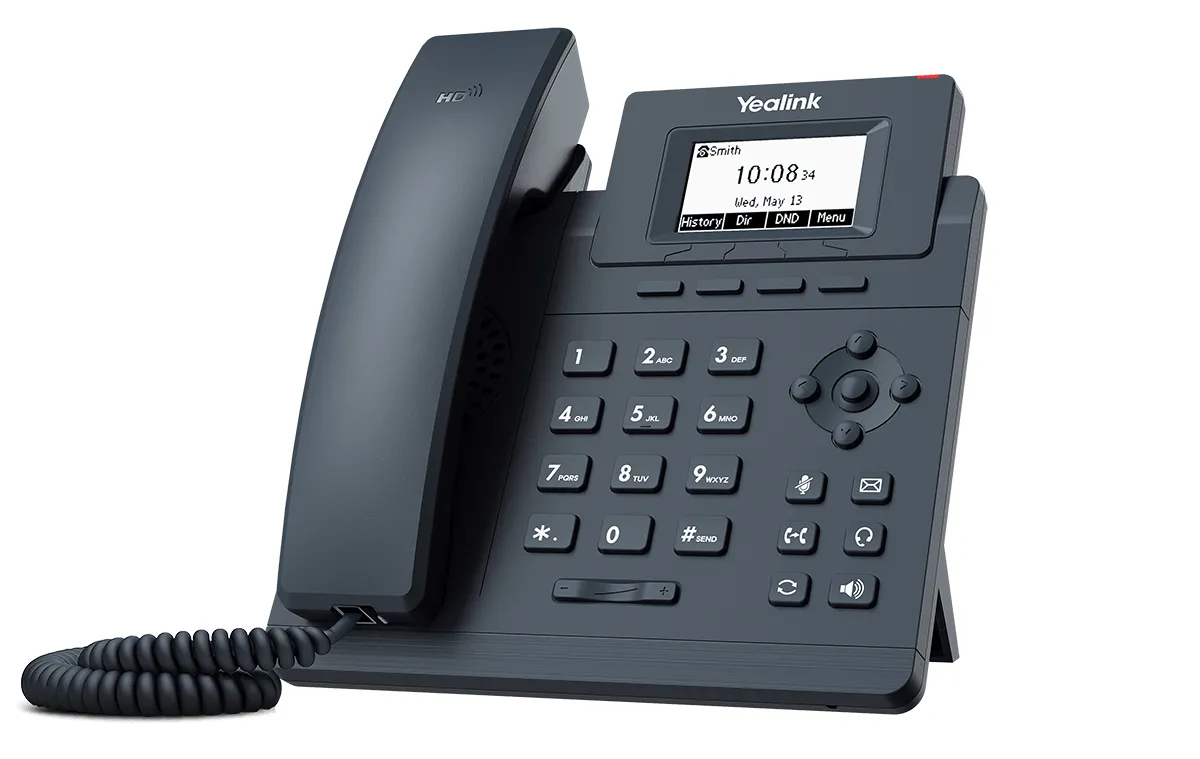 YEALINK SIP-T30P  1 cuenta, CON PoE, SIN PSU