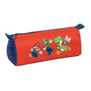 Safta Portatodo Super Mario Mamma Mia - Cremallera - 1.20L - 210x70x80mm - Rojo y Azul