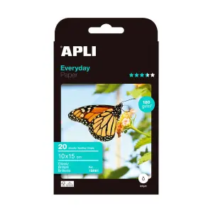 Apli Papel Fotográfico Everyday 10 x 15 cm 180g 20 Hojas