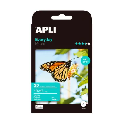 Apli Papel Fotográfico Everyday 10 x 15 cm 180g 20 Hojas