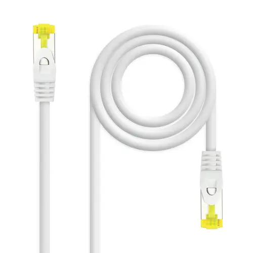 Nanocable Cable De Red Latiguillo Rj45 Lszh Cat.6A Sftp Awg26 1M - Color Blanco