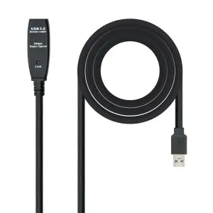 Nanocable Cable Prolongador USB-A 3.0 Macho a Hembra con Amplificador 5m
