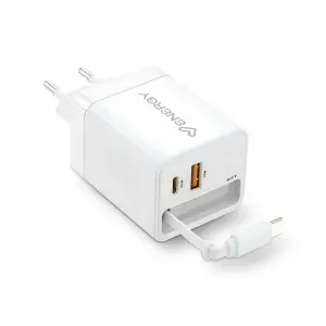 Energy Sistem Cargador Retráctil USB-C para Hogar y Vida