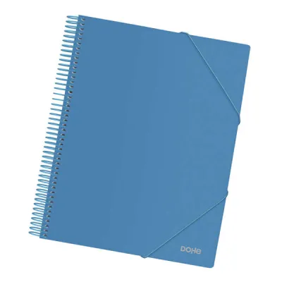 Dohe Carpeta A4 con 30 Fundas Transparentes y Tapa de Polipropileno Opaco