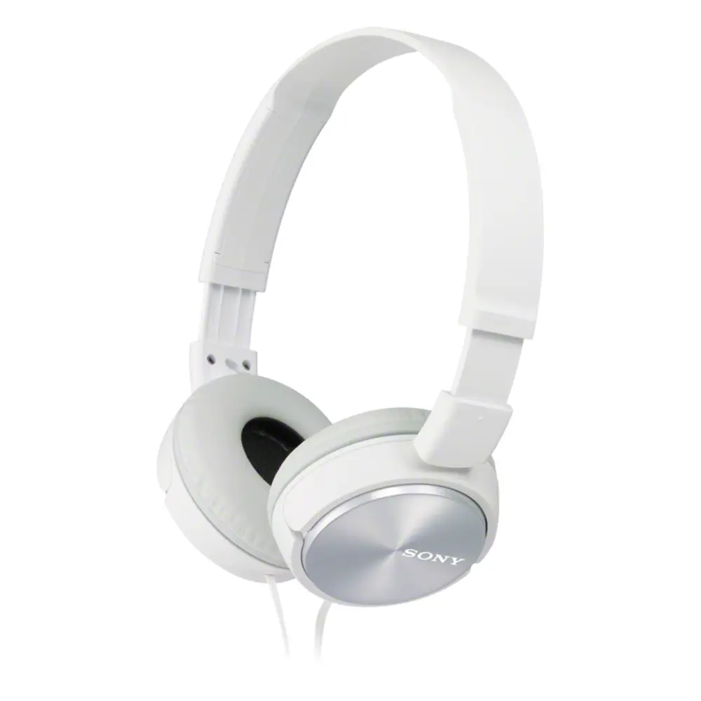 HEADSET SONY MDR-ZX310AP COMPACTOS MICROFONO INTEGRADO CABLE 1.2m BLANCO JACK 3.5  CONTROL REMOTO