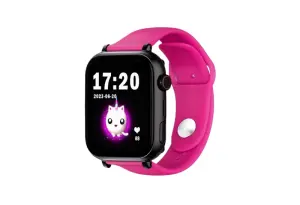 Savefamily Reloj Inteligente Smartwatch Infantil SaveWatch Plus con GPS y Llamada - IP67 - Boton SOS - Carcasa Negra - Correa Silicona Lollipop