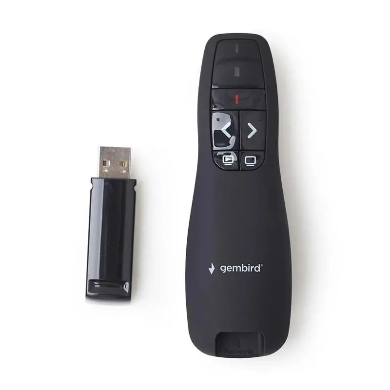 Gembird WP-L-12 Apuntador Inalámbrico RF Negro
