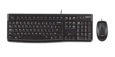 Logitech MK120 Teclado y Mouse con Cable USB - P/N 920-002550