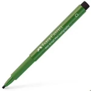 Faber Castell Rotulador Permanente Pitt Artist Pen Caligrafía 2.5mm Verde Óxido Chrome