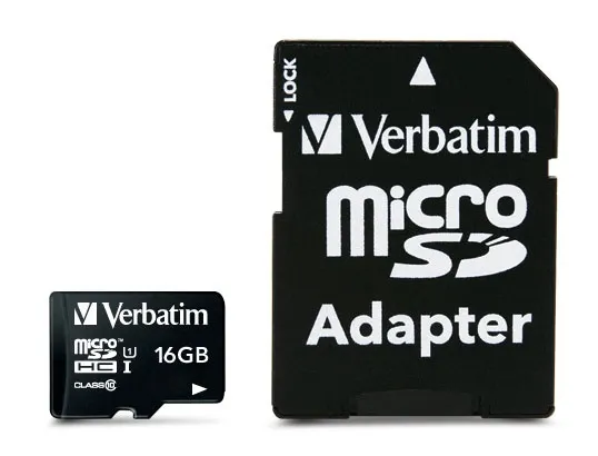 VERBATIM TARJETA MICRO SDHC 16GB CLASE 10 C/ADAPTADOR