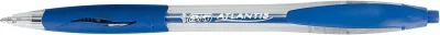 Bic Atlantis Classic Bolígrafo Retráctil 1mm Cuerpo Transparente Grip Azul