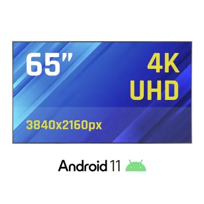 iggual Pantalla 4K 65" Alto Brillo para Señalización