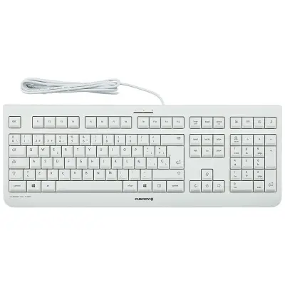 Cherry Teclado KC 1000 Blanco - Periférico de Computadora
