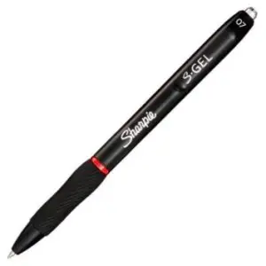 Sharpie Bolígrafo S-Gel Punta Media 0.7mm Rojo