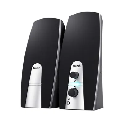 Trust Altavoces 2.0 Basics 5W Autoalimentado USB Conexión Frontal
