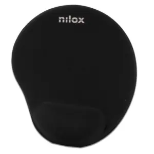 Nilox Alfombrilla Ergonómica Para Ratón Negra